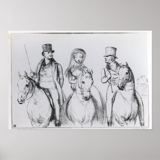 Königin Victoria, Lord Melbourne und Lord Russell Poster (Vorne)