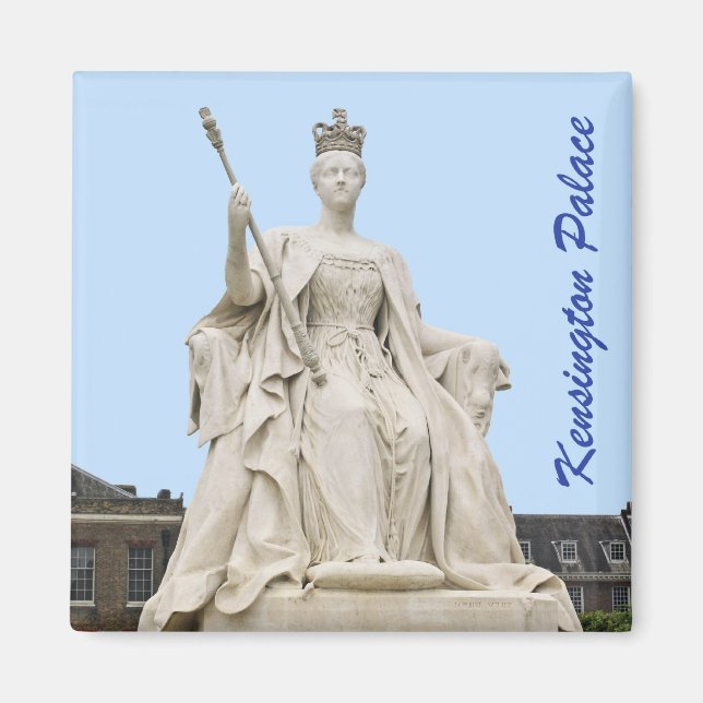 Königin Victoria Statue des Kensington Palace Magnet (Vorne)