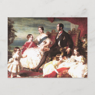 Königin Victoria und Prinz Albert Postkarte