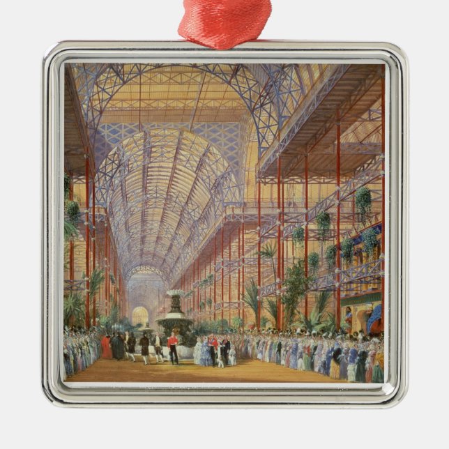 Königin Victoria, welches die Ausstellung 1862 Silbernes Ornament (Vorne)