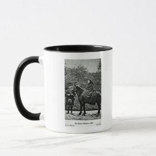Königin Victoria zu Pferd an Balmoral, 1863 Tasse