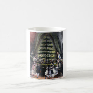 Königin Victorias Weihnachtsbaum Kaffeetasse