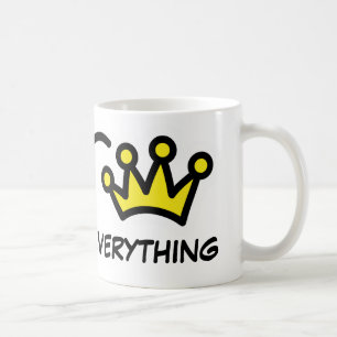 Königin von allem Lustiger Becher für Ehefrau Kaffeetasse
