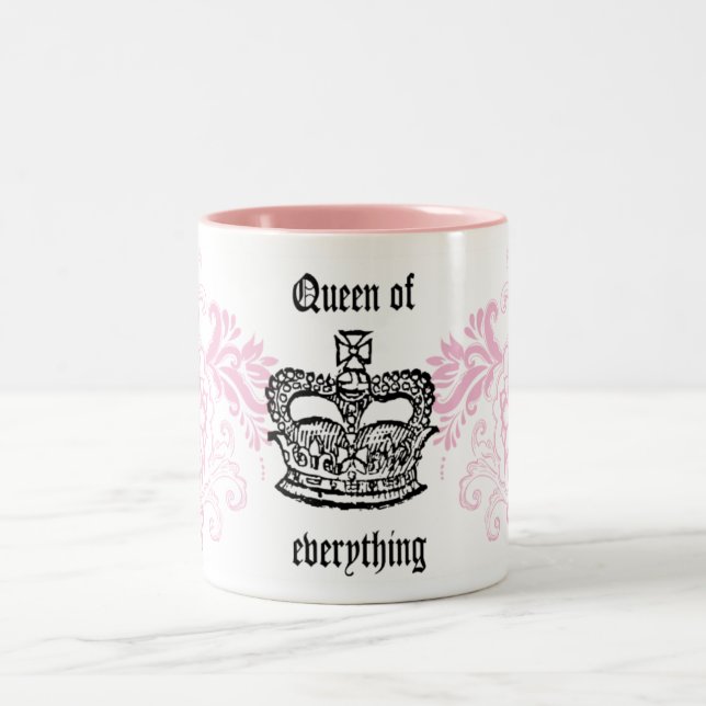 Königin von alles zweifarbige tasse (Mittel)