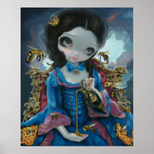 Königin von Bienen KUNST-DRUCK Poster