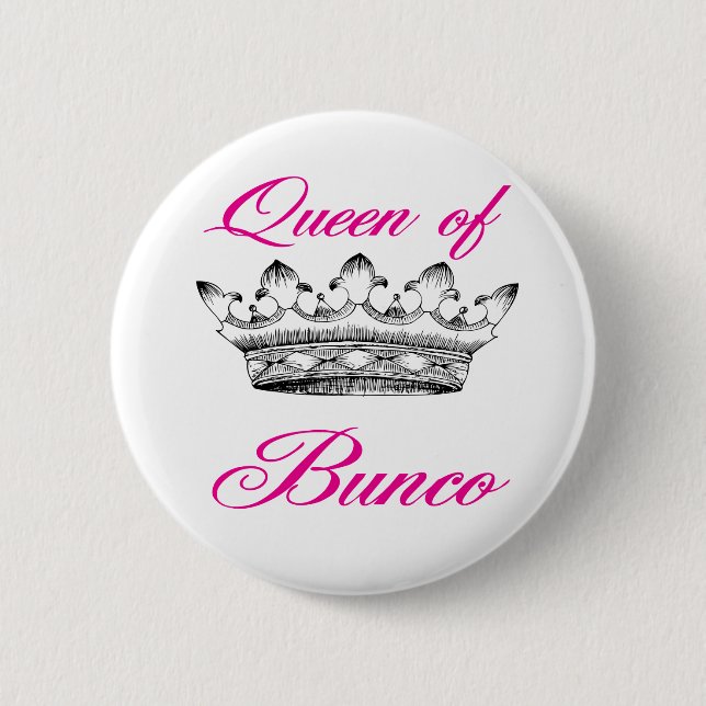 Königin von bunco button (Vorderseite)