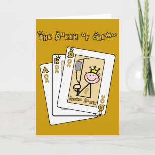 Königin von Chemo - Krebs im Kindesalter - Goldban Karte