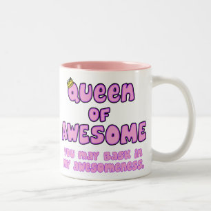 Königin von fantastischem zweifarbige tasse