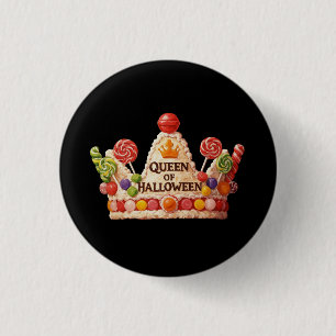 Königin von Halloween Candy Cake Button