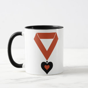 Königin von Herz Medallion Tasse