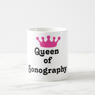 Königin von Sonography Kaffeetasse