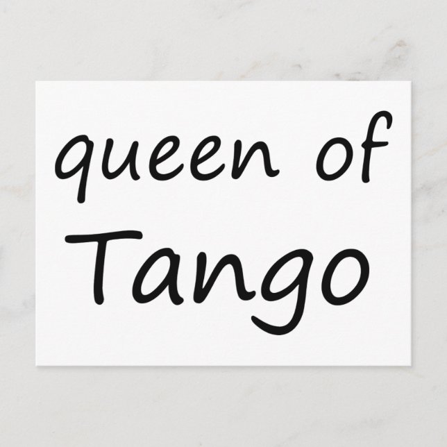 Königin von Tango! Postkarte (Vorderseite)