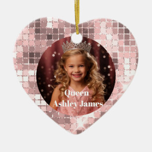 Königin Weihnachtsornament mit individuellem Foto