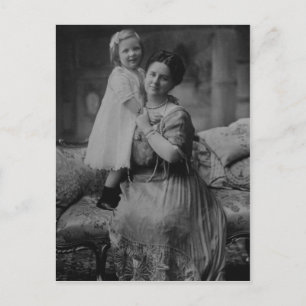 Königin Wilhelmina & Juliana der Niederlande Postkarte