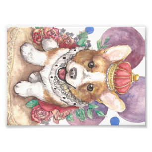 KöniginCorgi Fotodruck