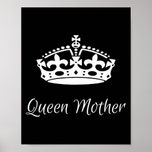 Königinmutter Muttertag Mama Oma Poster