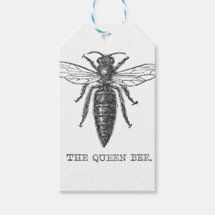 Königinnen-Bienen-Käfer-Insekt-Antik-Illustration Geschenkanhänger