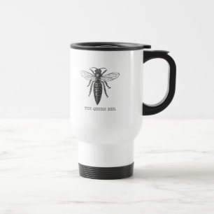 Königinnen-Bienen-Käfer-Insekt-Antik-Illustration Reisebecher