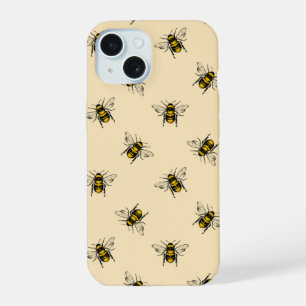 Königinnen-Bienen-Muster iPhone 15 Hülle