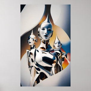 Königinnen der kalten gelöteten Logikplatinen Poster