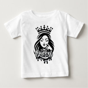 Königinnen-Design – Elegante königliche Krone Baby T-shirt