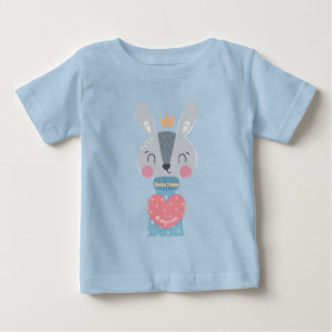 Königinnen-Häschen Baby-T-Shirt Baby T-shirt