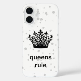 Königinnen regieren die Krone  iPhone 16 Hülle