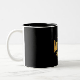 Königinnen sind Geboren im August schwarz Afro Fra Zweifarbige Tasse
