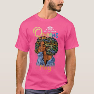 Königinnen sind im Mai Geboren T-Shirt