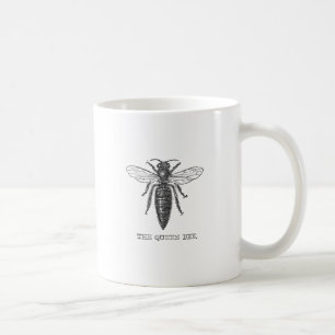 Königinnenbiene Insekt Antiquität Illustration Kaffeetasse