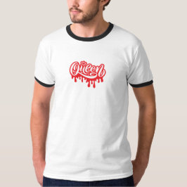 Königinnendesign – Elegante königliche Kronentypog T-Shirt