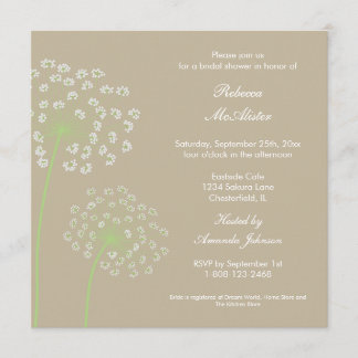 Königin's Anne Bridal Dusche Einladung