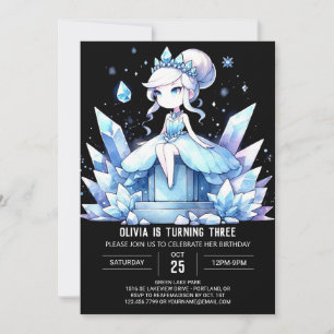 Königlich Adorable Prinzessin Birthday Einladung