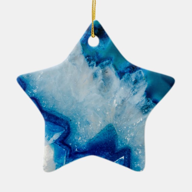 Königlich Blau-Achat Keramikornament (Vorne)