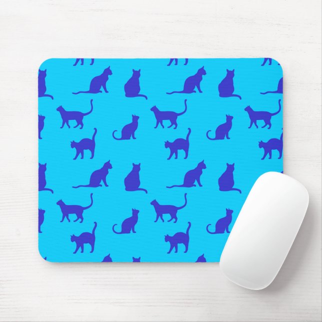 Königlich Blaue Katze  Mousepad (Mit Mouse)