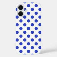 Königlich blaue Polka-Punkte