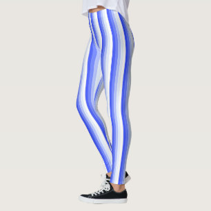 Königlich blaue Schattenstreifen Leggings