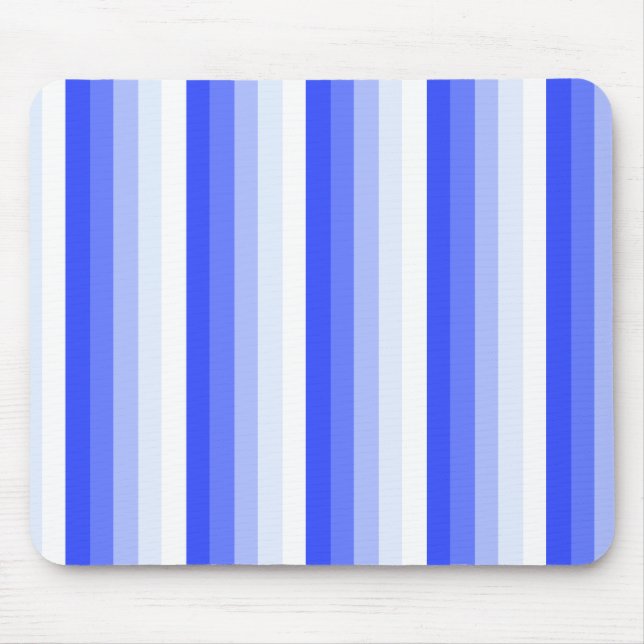 Königlich blaue Schattenstreifen Mousepad (Vorne)