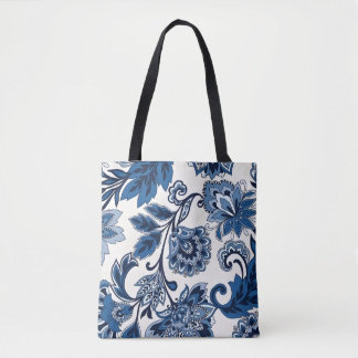Königlich Blauer Garten Tasche
