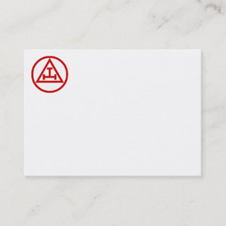 Königliche Bogen-Visitenkarte Visitenkarte