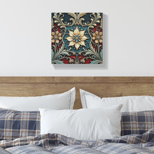 Königliche Botanik Leinwanddruck (Insitu (Schlafzimmer))