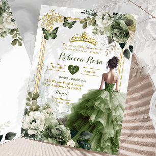 Königliche Burg Prinzessin Sage Green Prinzessin 1 Einladung