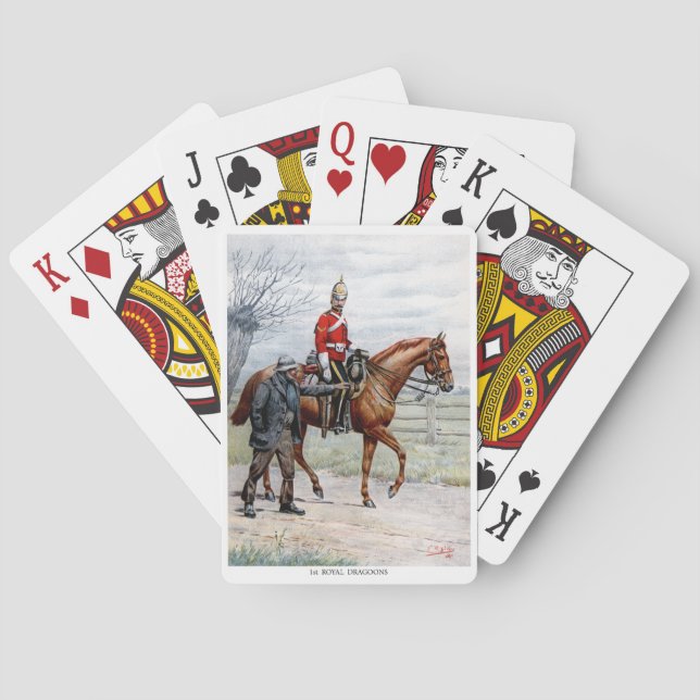 Königliche Drachen Spielkarten (Rückseite)
