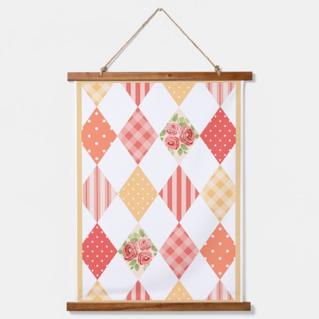 Königliche Echos Wandteppich Mit Holzrahmen (Vorderseite)
