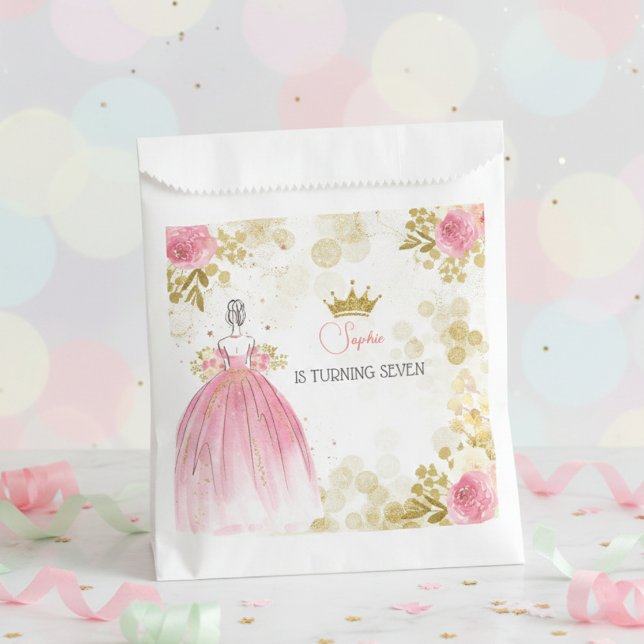Königliche Feier Rosa Geburtstag der Prinzessin Geschenktütchen (Von Creator hochgeladen)