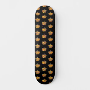 Königliche goldene Krone Skateboard