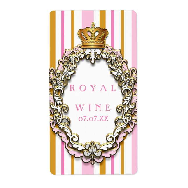 Königliche Goldkrone Rosa Rosa Weinkultur und Erde (Vorne)