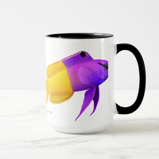 Königliche Gramma Korallenriff-Fisch-Tasse Tasse (Rechts)