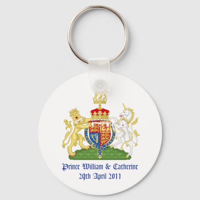 Königliche Hochzeit Schlüsselanhänger (Vorderseite)