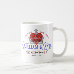 Königliche Hochzeit Williams u. Kate Kaffeetasse